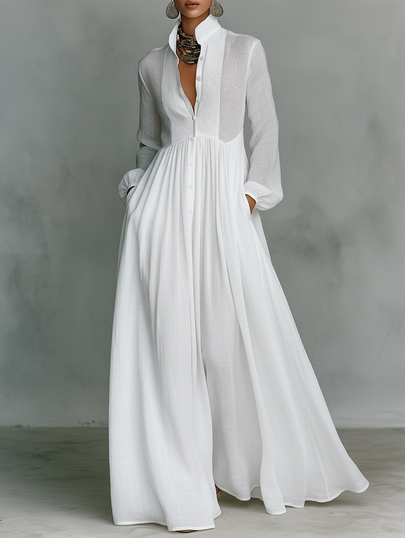 Nora™ | Vestido Maxi Minimalista