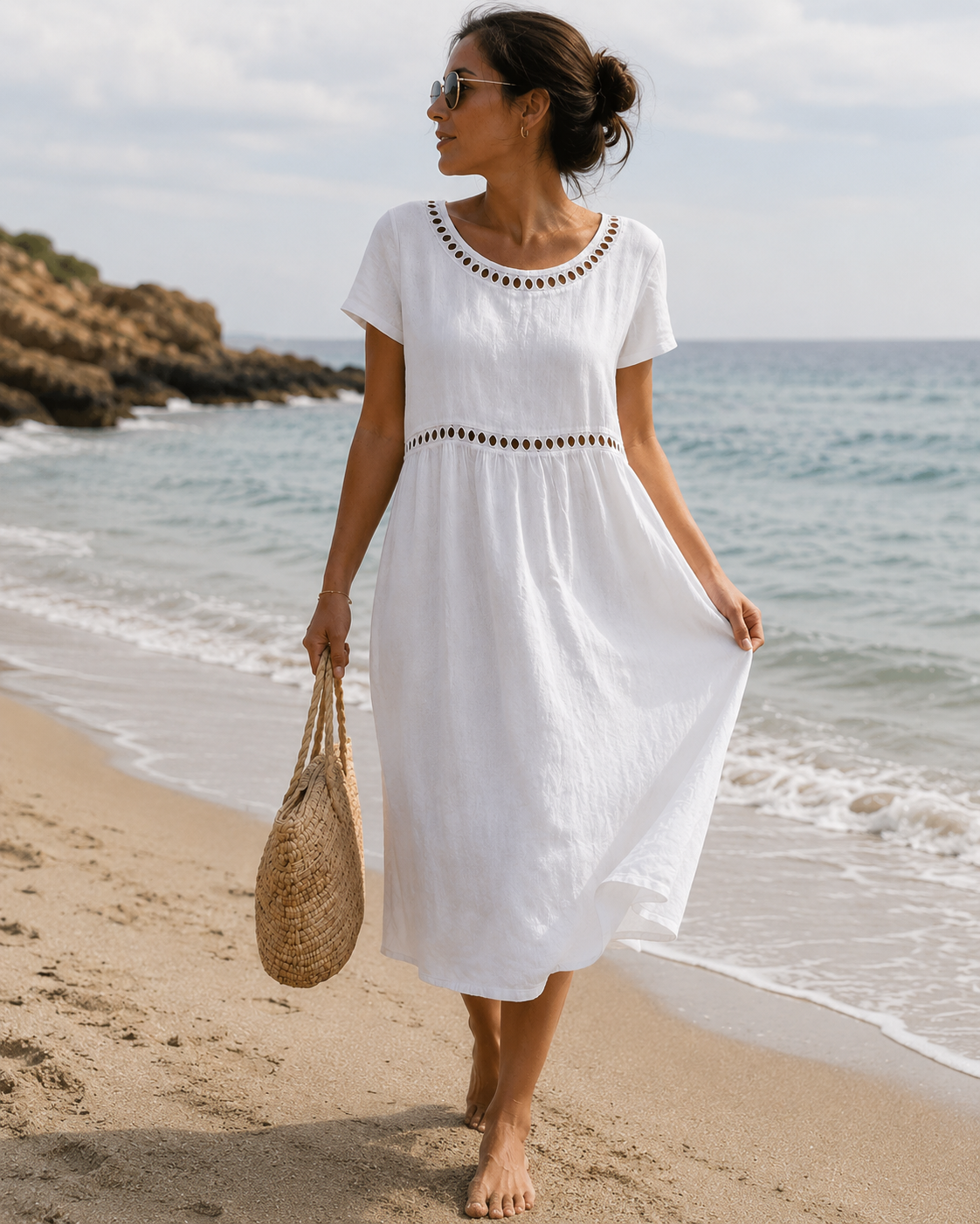 Julia & Enrique Madrid™ | VESTIDO BORDADO PARA MUJER