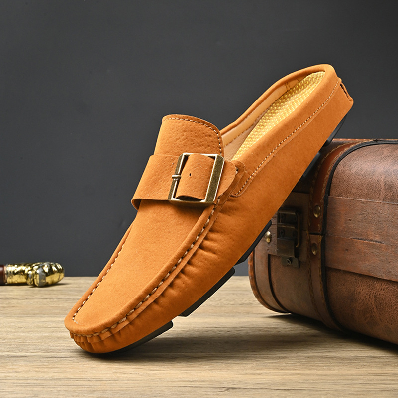 Suede Loafers in Santorini Style