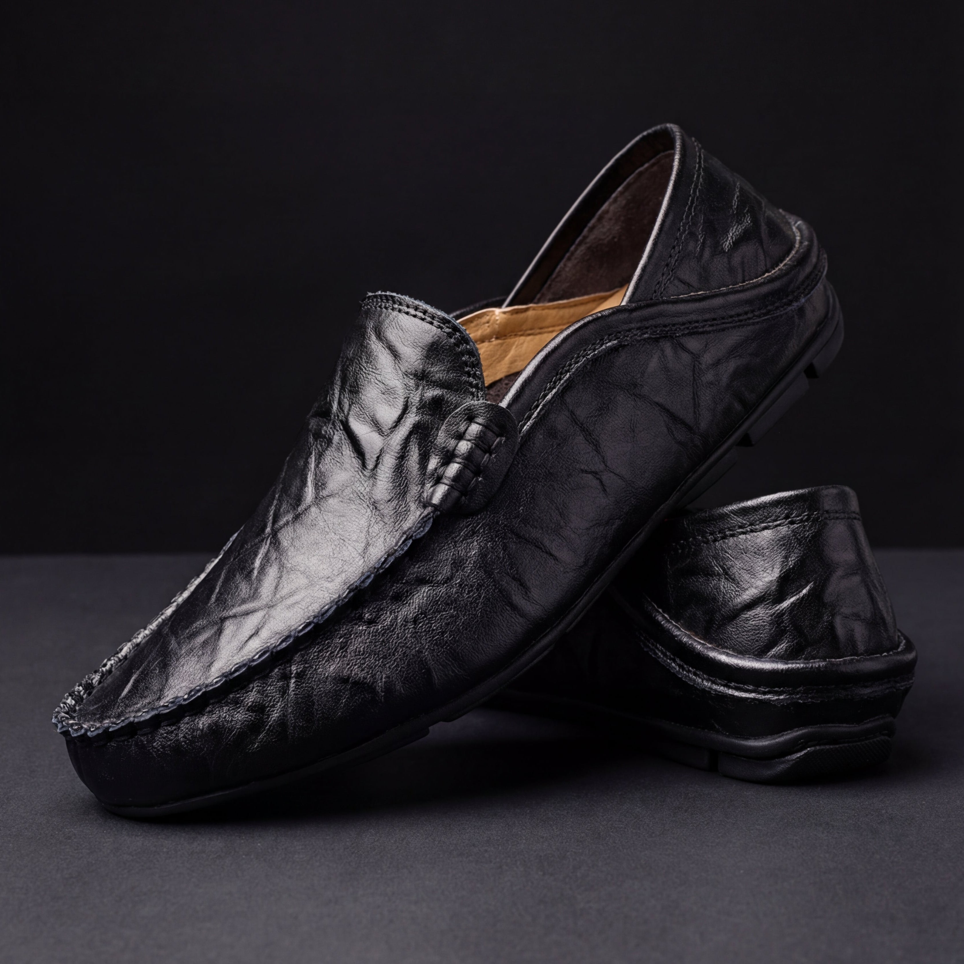 Florence Leren Instap Schoenen