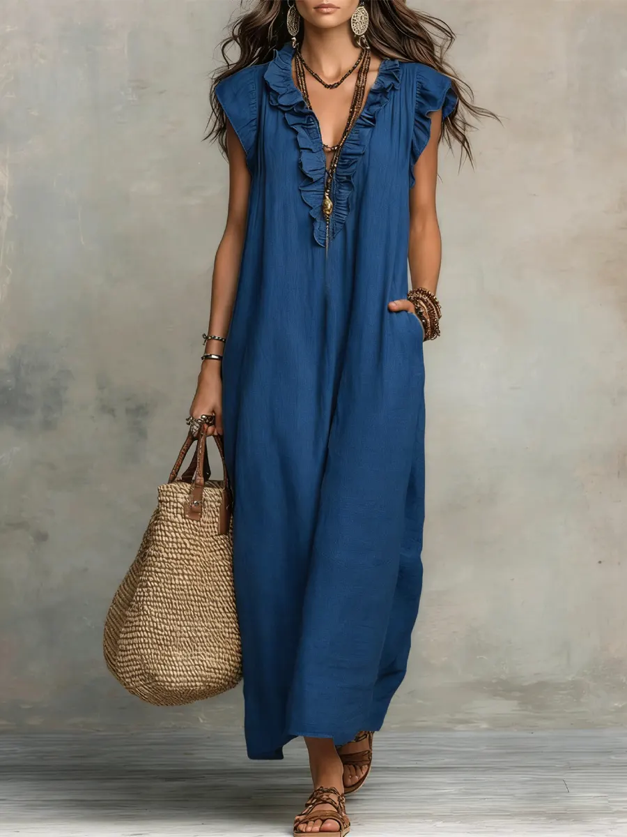 Camila™ | Vestido largo bohemio