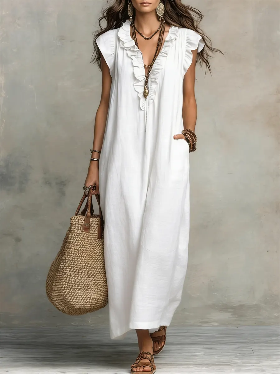 Camila™ | Vestido largo bohemio