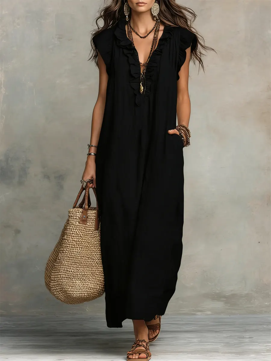 Camila™ | Vestido largo bohemio