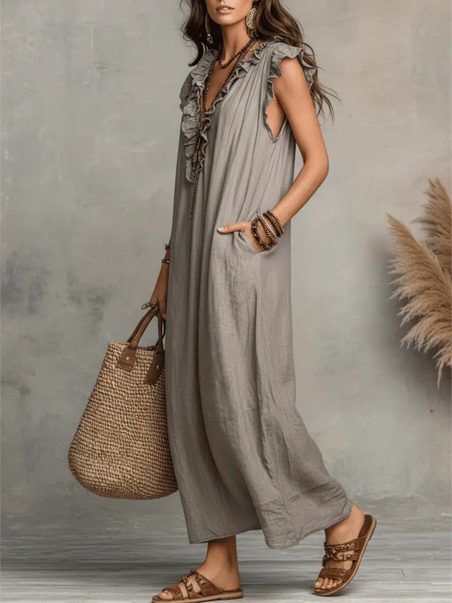 Camila™ | Vestido largo bohemio