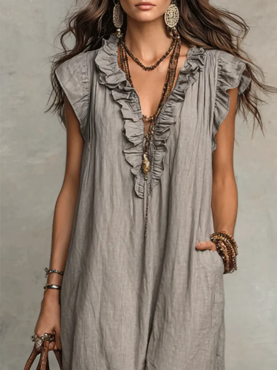 Camila™ | Vestido largo bohemio