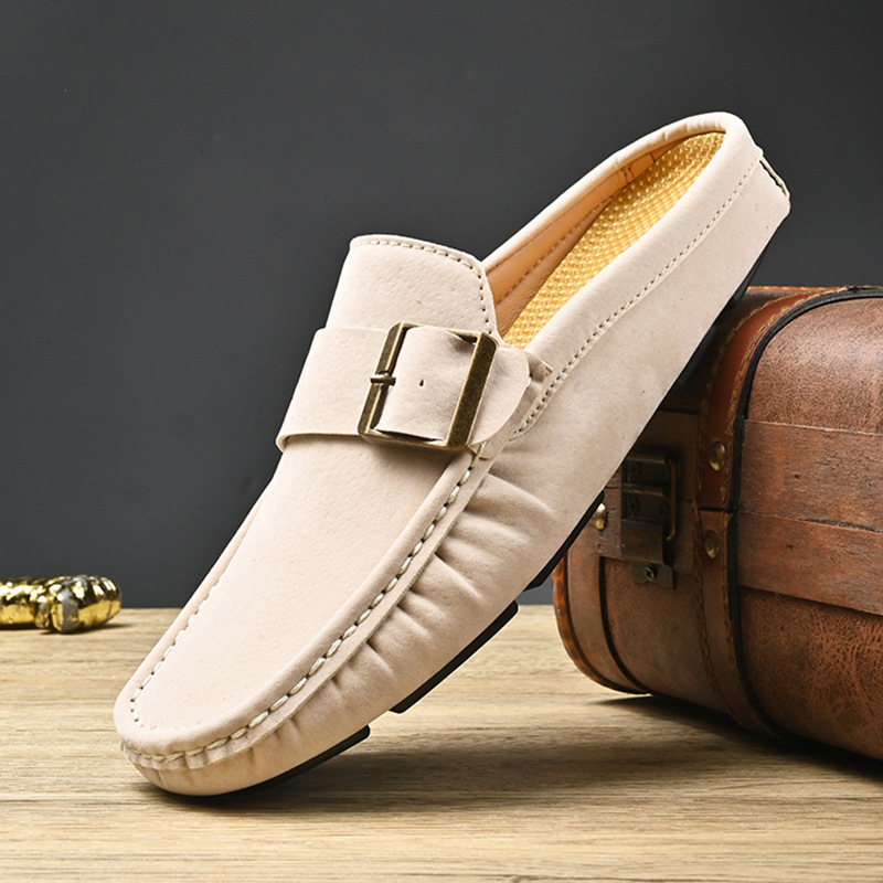 Suede Loafers in Santorini Style