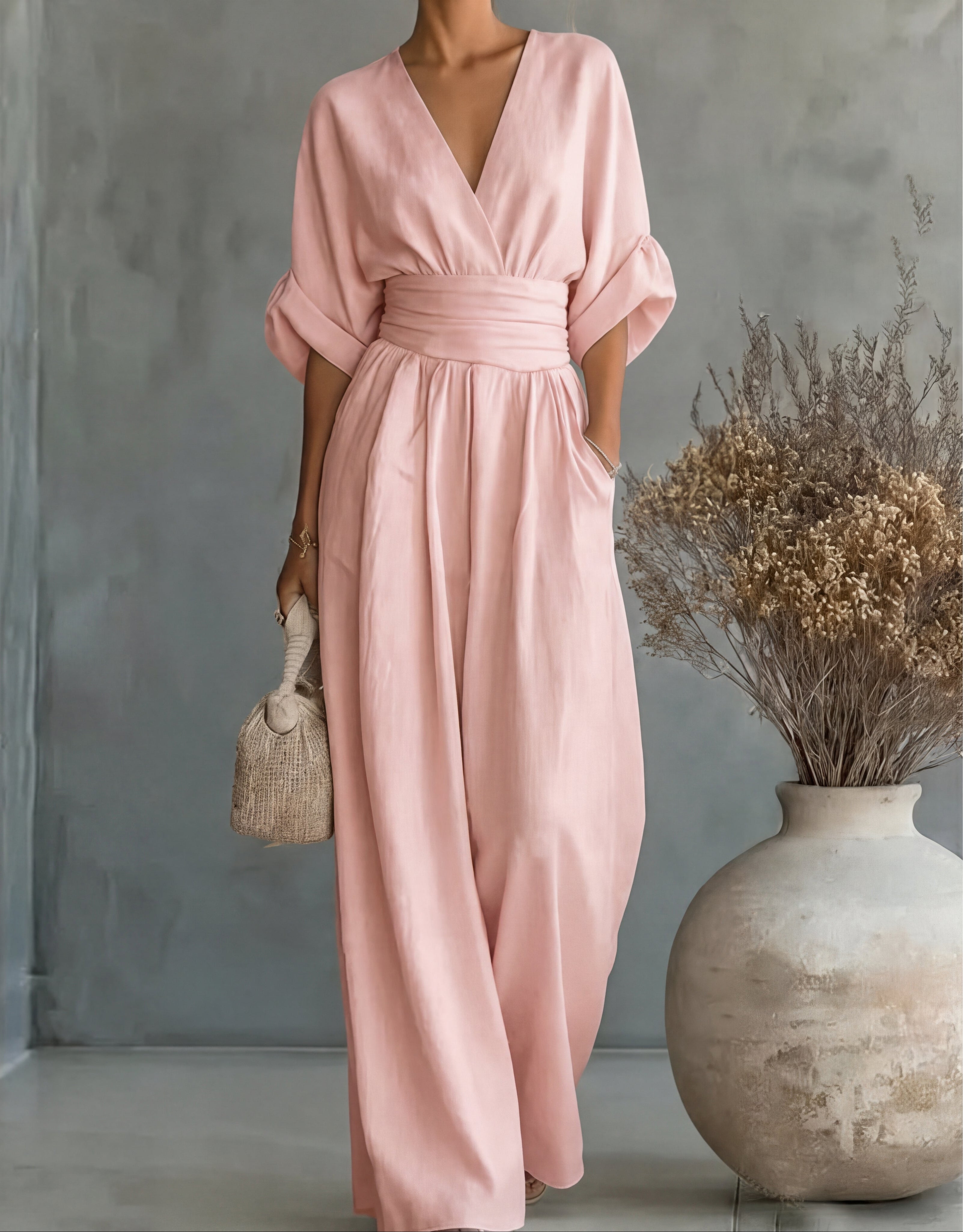 ALESSIA | Mono Elegante de Pierna Larga